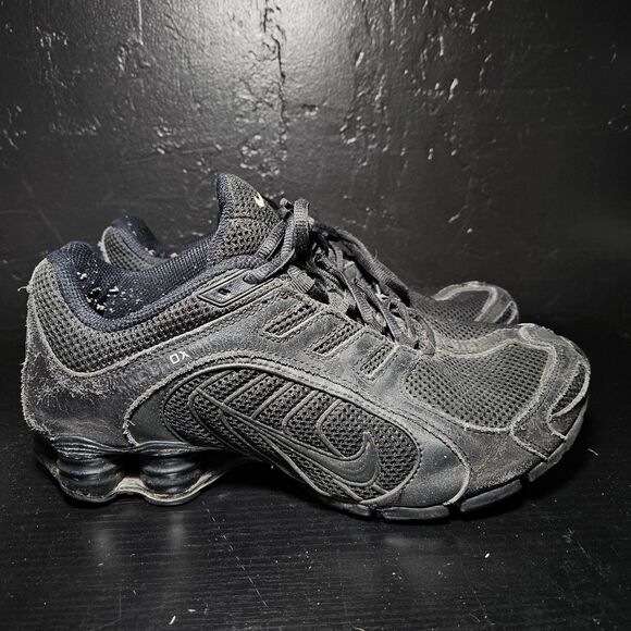 Nike Shox Shoes Women Size 9 Black 356918-002 Running Sneakers Athletic Trainer - Picture 4 of 8